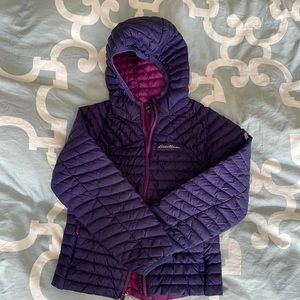 EUC Eddie Bauer First Ascent down jacket girls XS 5-6